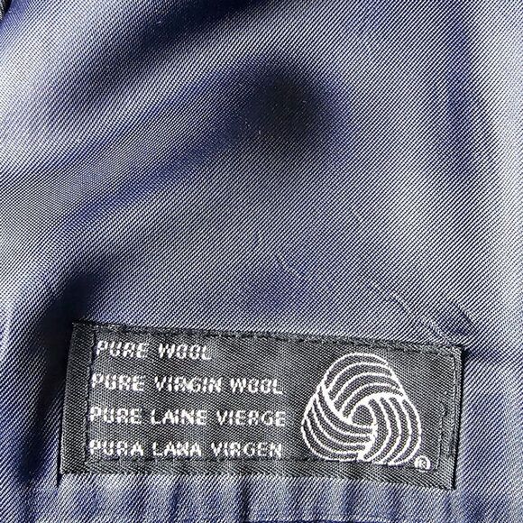 Vintage Polo University Club by Ralph Lauren Wool Suit Jacket Windowpane Size 40 - Picture 6 of 9